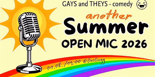 Another Summer OPEN MIC in English - Gays and Theys Comedy