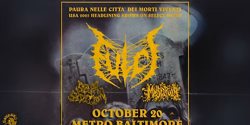 FULCI w\/ Scum Sedition and Muscipula @ Metro Baltimore