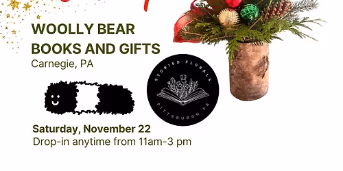 Make an Evergreen Vase at Woolly Bears Books and Gifts