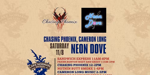 All-Day Party at Lake Norman Brewery! Chasing Phoenix, Cameron Long, Neon Dove \ud83c\udf7b