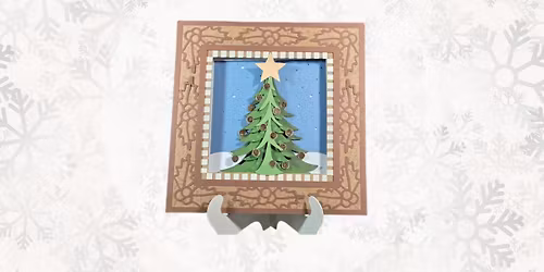 Christmas Tree Shadow Box