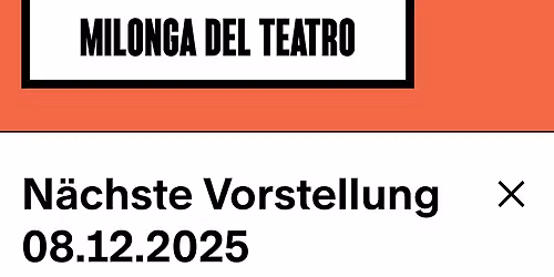 Milonga del Teatro (mit DJ Marco)