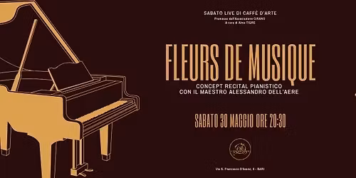 FLEURS de Musique | Sabato live a Caff\u00e8 d'Arte