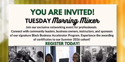 TUESDAY MORNING MIXER