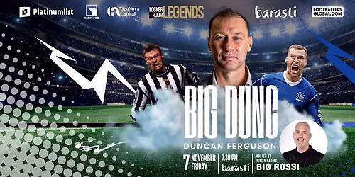 Big Dunc is coming to Barasti