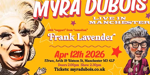 Myra Dubois - Live in Manchester
