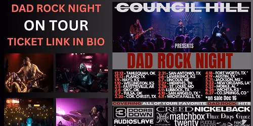 Dad Rock Night returns to Wichita Falls, TX @ Iron Horse Pub