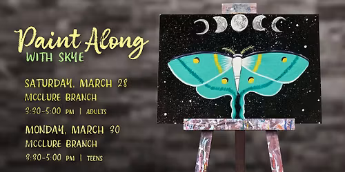 Paint-Along with Skye: Lunar Moth