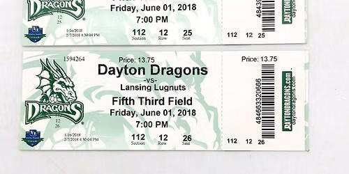 Dayton Dragons vs. Lansing Lugnuts