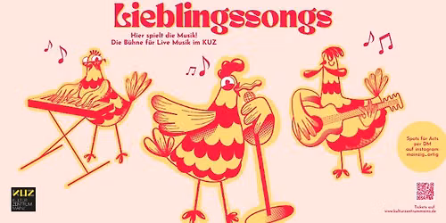 Lieblingssongs \u2013 Hier spielt die Musik!  | KUZ Kulturzentrum | Mainz