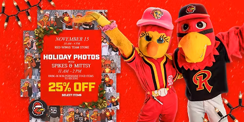 Holiday Photos with Spikes & Mittsy!