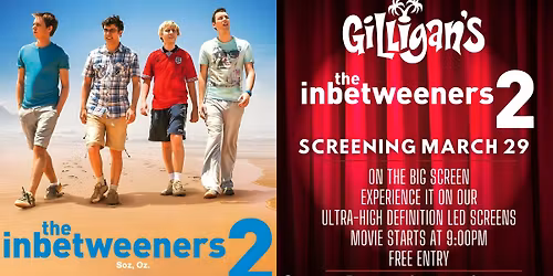 Movie Night at Gilligan\u2019s! | Free, Fun & On the Big Screen