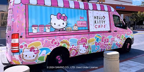 Hello Kitty Cafe Truck West - Temecula Appearance