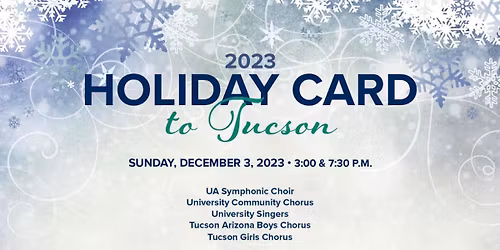 Holiday Card To Tucson
