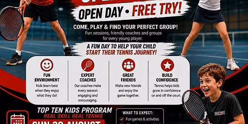 FREE MINI TENNIS  LET THEM TRY BEFORE YOU SIGN THEM UP!