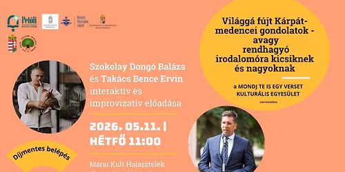 Vil\u00e1gg\u00e1 f\u00fajt K\u00e1rp\u00e1t - medencei gondolatok - avagy rendhagy\u00f3 irodalom\u00f3ra kicsiknek \u00e9s nagyoknak