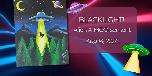 Alien A-MOO-sement | Paint & Sip