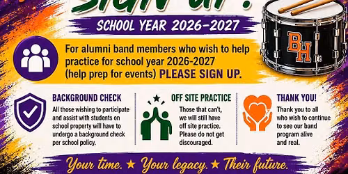 2026-2027 TMB BAND CAMP\u203c\ufe0f