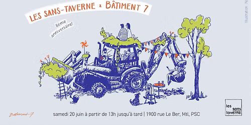 \u2b50 8\u00e8me anniversaire \u2b50 | les sans-taverne x B\u00e2timent 7