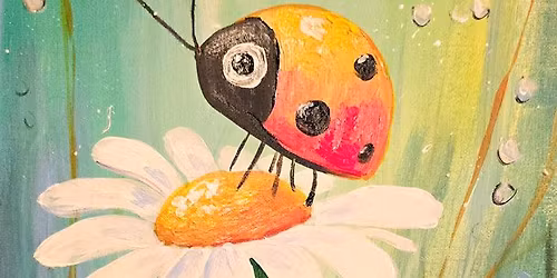 LANCASTER Paint Night - Raindrops and Red Wings