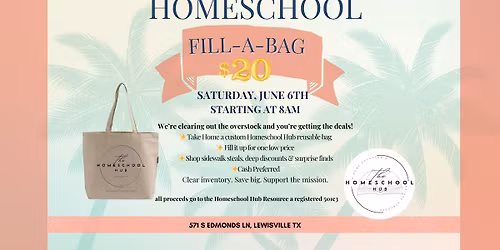 Homeschool Fill A Bag Event