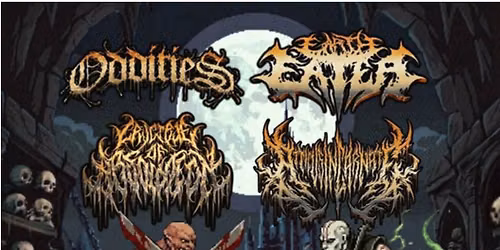 Earth Eater, Oddities, Crucible of Absolution, Atticus Incarnate: METAL at The Rosebud