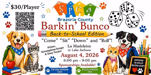Barkin' Bunco - Back-to-School Edition