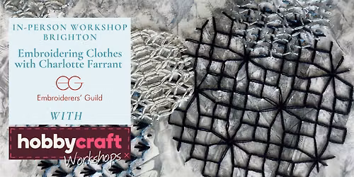 In Person Workshop: Embroidering Clothes with Charlotte Farrant (Brighton)