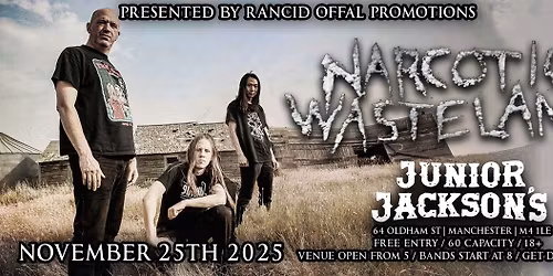 Narcotic Wasteland | Live at Junior Jacksons