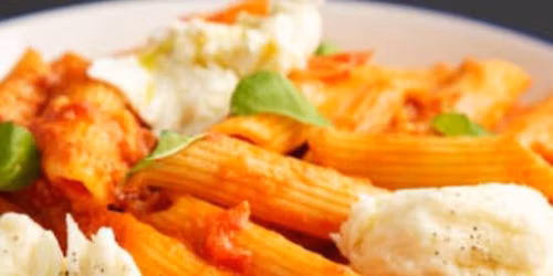 Authentic Hand Rolled Pasta with Vodka Sauce in San Diego
