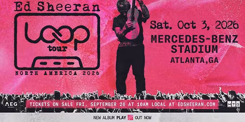 Ed Sheeran at Nissan Stadium