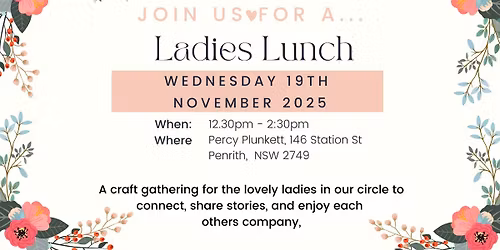 Crafty Ladies Lunch