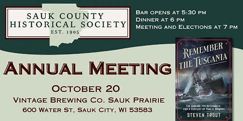 Sauk County Historical Society Annual Meeting