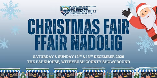 Christmas Fair - Ffair Nadolig 2026