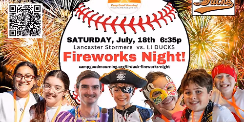 Fireworks Night at LI Ducks Stadium!  