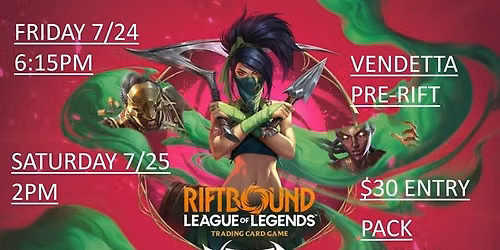 Riftbound Vendetta Pre-Rift Event