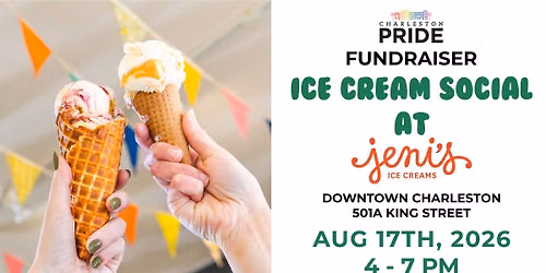 Charleston Pride Fundraiser at Jeni's Ice Cream Downtown Charleston