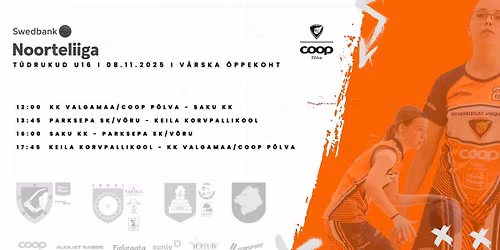 T\u00fcdrukute U16 II divisjon korvpall l Swedbank Noorteliiga