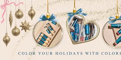 Color Your Holidays Happy Hour with Colorscience 