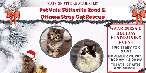 Awareness & Holiday Fundraising Event - Pet Valu Stittsville