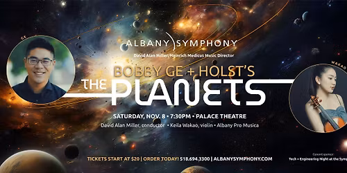Bobby Ge + Holst's The Planets November 8