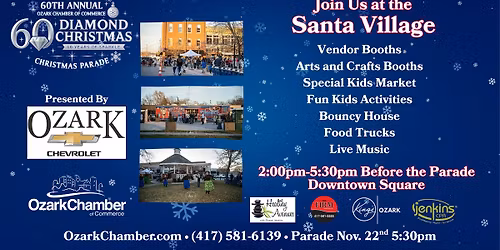 Santa Village Before the Parade