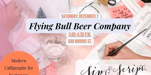 Sip & Script Calligraphy Class
