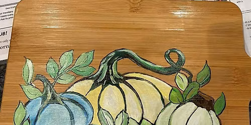 Paint Your Own Fall Charcuterie Board