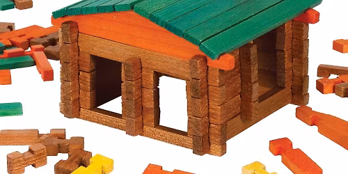 Lincoln Logs at the Creation Station!