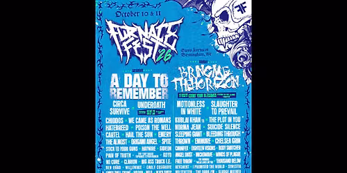 Furnace Fest: A Day to Remember - Saturday