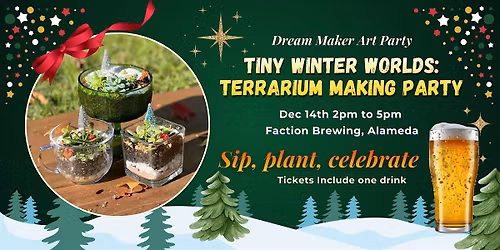 Tiny Winter Worlds: Terrarium Making Party