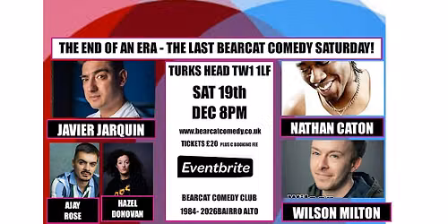 Bearcat Comedy Sat 19th December