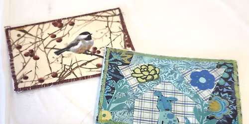 Fusible Fabric Postcards for Journaling & Gifting Workshop $36