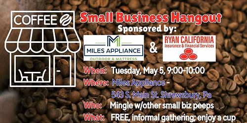 May Small Business Hangout-with breakfast!